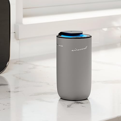 Miniatura 5 de AirScent - Mini difusor sin agua para hogares, oficinas, spas y hoteles, acabado plateado, difusor de aromaterapia de aceite de fragancia para aroma