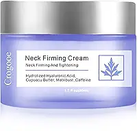Creme firmador para o pescoço - para rugas na pele, tratamento firmador e levanta o pescoço, antienvelhecimento sustentável, livre de fragrâncias não tóxicas, cuidados com o corpo 1,7 FLoz.