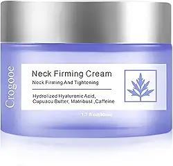 Creme firmador para o pescoço - para rugas na pele, tratamento firmador e levanta o pescoço, antienvelhecimento sustentável, livre de fragrâncias não tóxicas, cuidados com o corpo 1,7 FLoz.