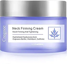 Creme firmador para o pescoço - para rugas na pele, tratamento firmador e levanta o pescoço, antienvelhecimento sustentável, livre de fragrâncias não tóxicas, cuidados com o corpo 1,7 FLoz.
