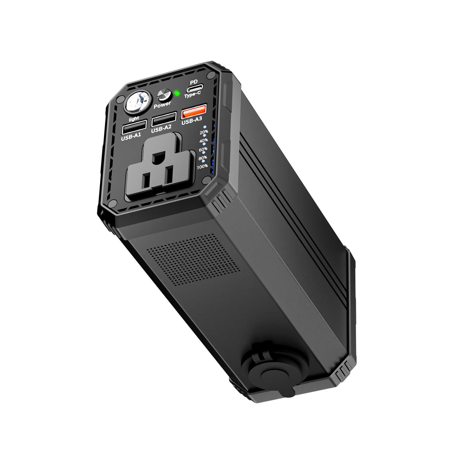 ZEALOTT Portable Power Bank 40500mAh /150W AC Outlet?1 DC Ports?3 USB Ports, PD 65W Fast Charging Compatible with Laptop MacBook iPhone, Home CPAP Backup Power Supply, Outdoors Camping & RVs