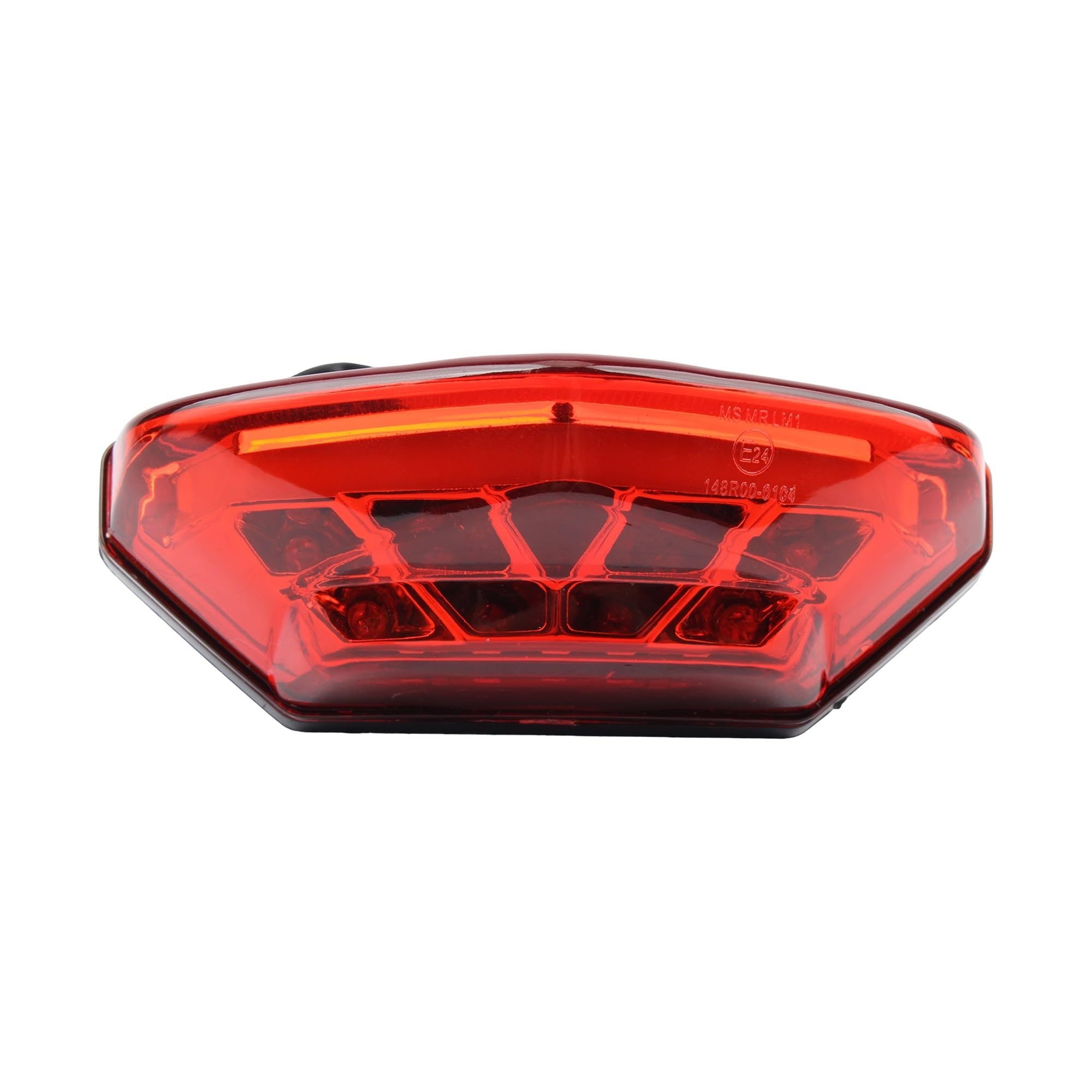 Fanale posteriore per moto Per Scooter Per Cafe Racer 12v Led Tail Brake Light Rear Turtle Lamp Drl Signal Motorcycles Reflector