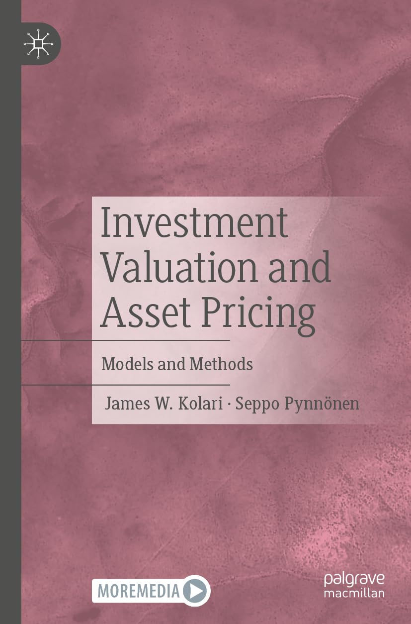 Amazon | Investment Valuation and Asset Pricing: Models and Methods ...