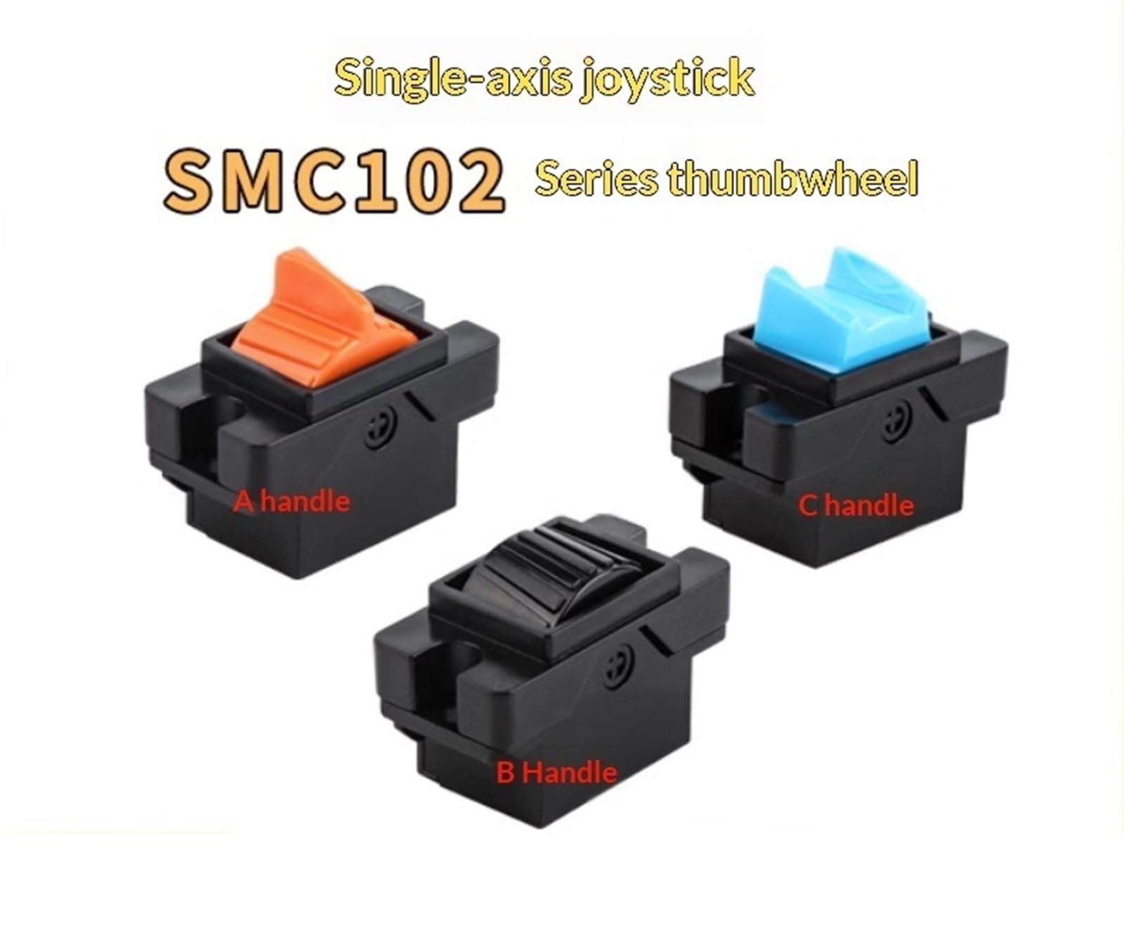 Manette Joystick, Salle De Télécommande Industrielle SMC102 Avec Poignée, Bleu Et Tige,pour le générateur d'images(D3,0-5V_B)