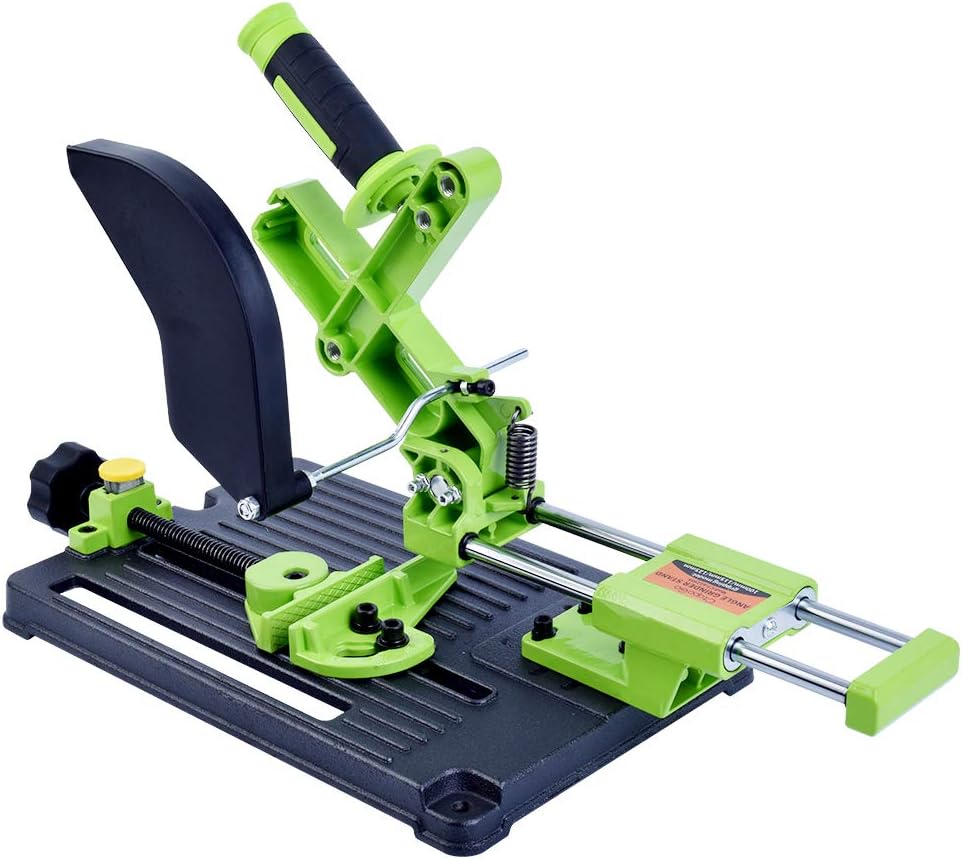 Angle Grinder Fixed Holder with Upgraded Cast Iron Base, Multifunctional Universal Desktop Angle Grinder Stand, Angle Grinding Machine Bracket for 100/115/125mm