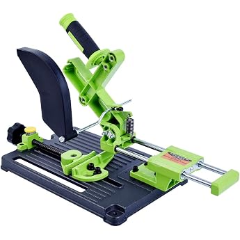 Angle Grinder Fixed Holder with Upgraded Cast Iron Base, Multifunctional Universal Desktop Angle Grinder Stand, Angle Grinder