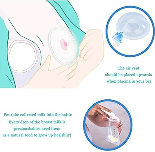Miniatura 2 de Tazas de lactancia para lactancia protección de leche pezones para lactancia materna recogida de leche fugas de leche materna material de silicona