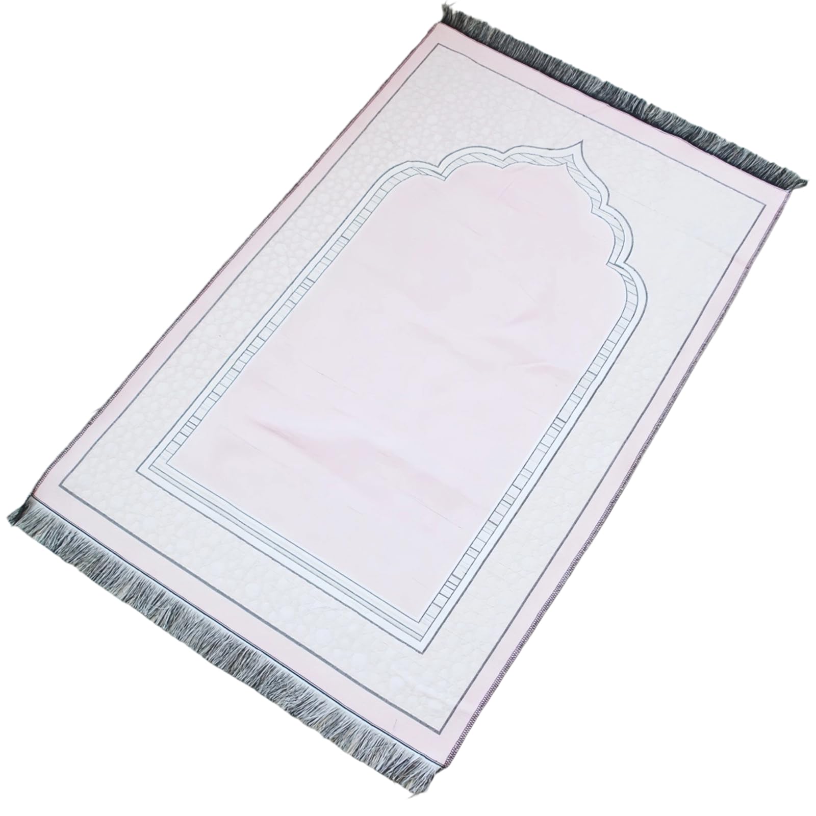 Tsophreniq Islamics Prayer Rug for Men Women Kids Woven Arabic Pattern Pray Carpet with Tassels Foldable Muslims Floor Mat Floor Mat