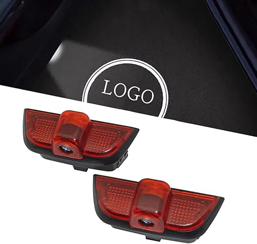 Luces de logotipo para puerta de automóvil, proyector de logotipo LED para puerta de automóvil, lámpara de bienvenida, luz de charco, 2 piezas, se