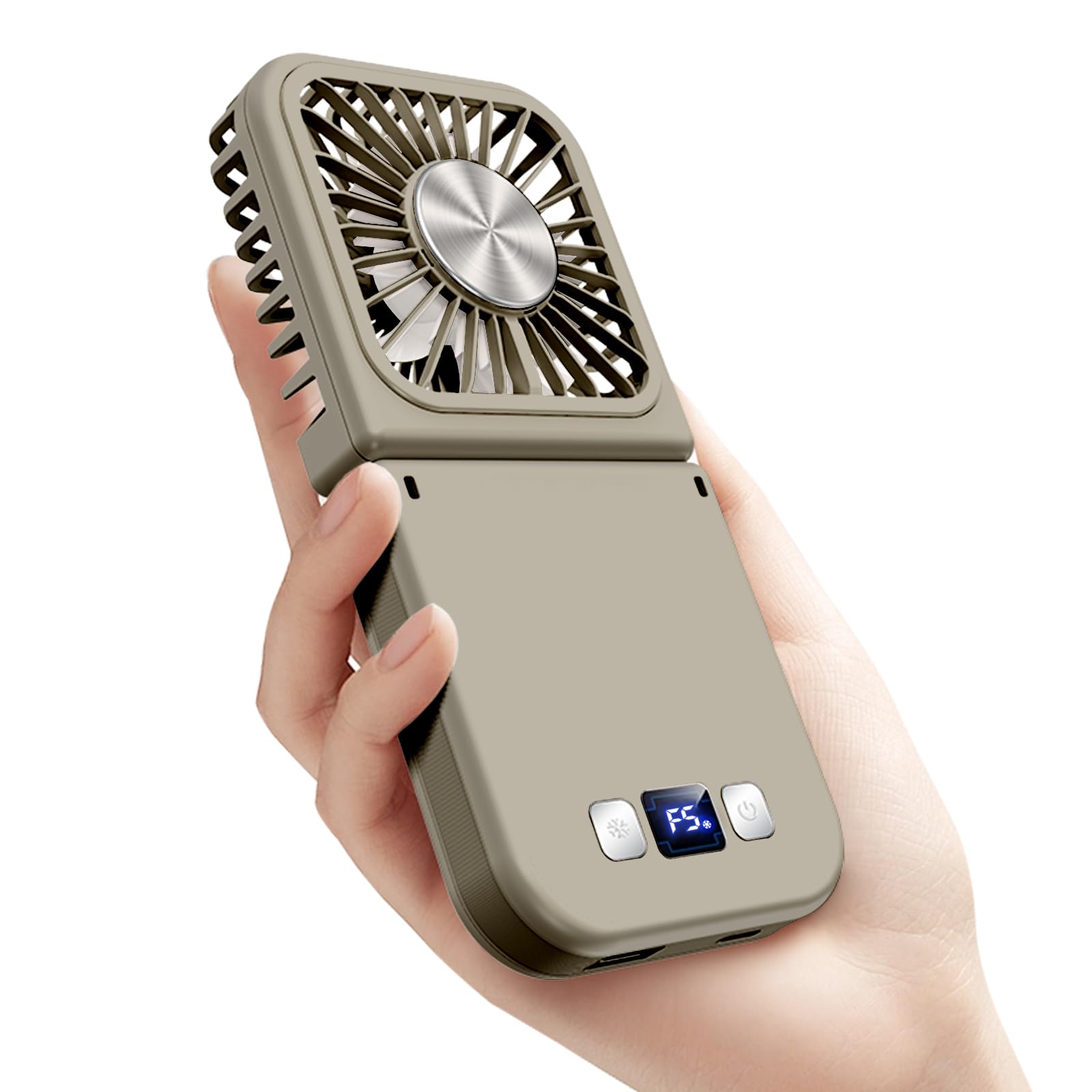 【2個】クーリングネックファン USB充電式 ハンディファン【2025】 Amazon | 【2025多機能冷感】KANICHI ハンディファン 冷却プレート