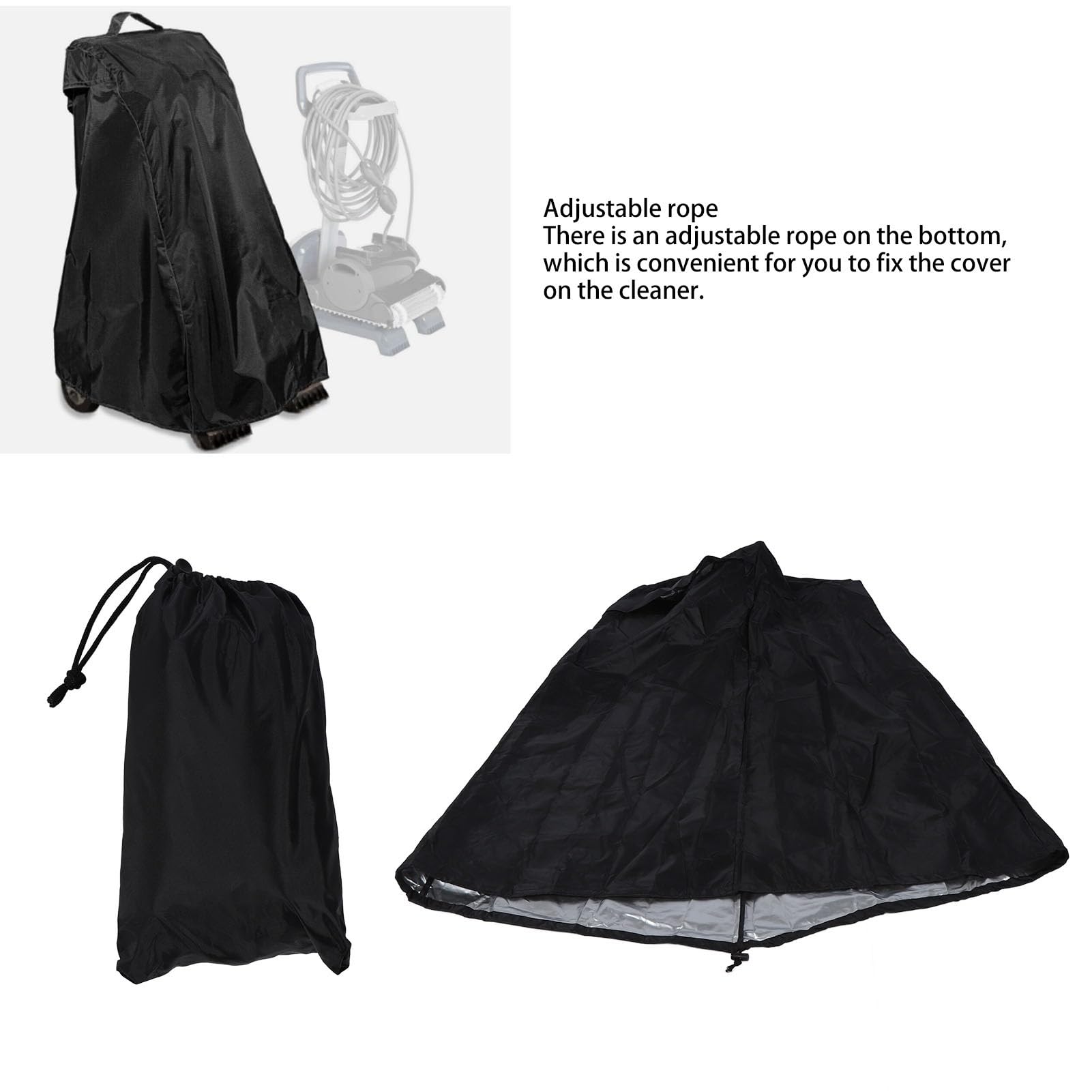 Housse De Protection étanche Pour Robot Nettoyeur De Piscine - Tissu Oxford, Résiste Aux UV Et Intempéries, Pour Jardin Et Terrasse