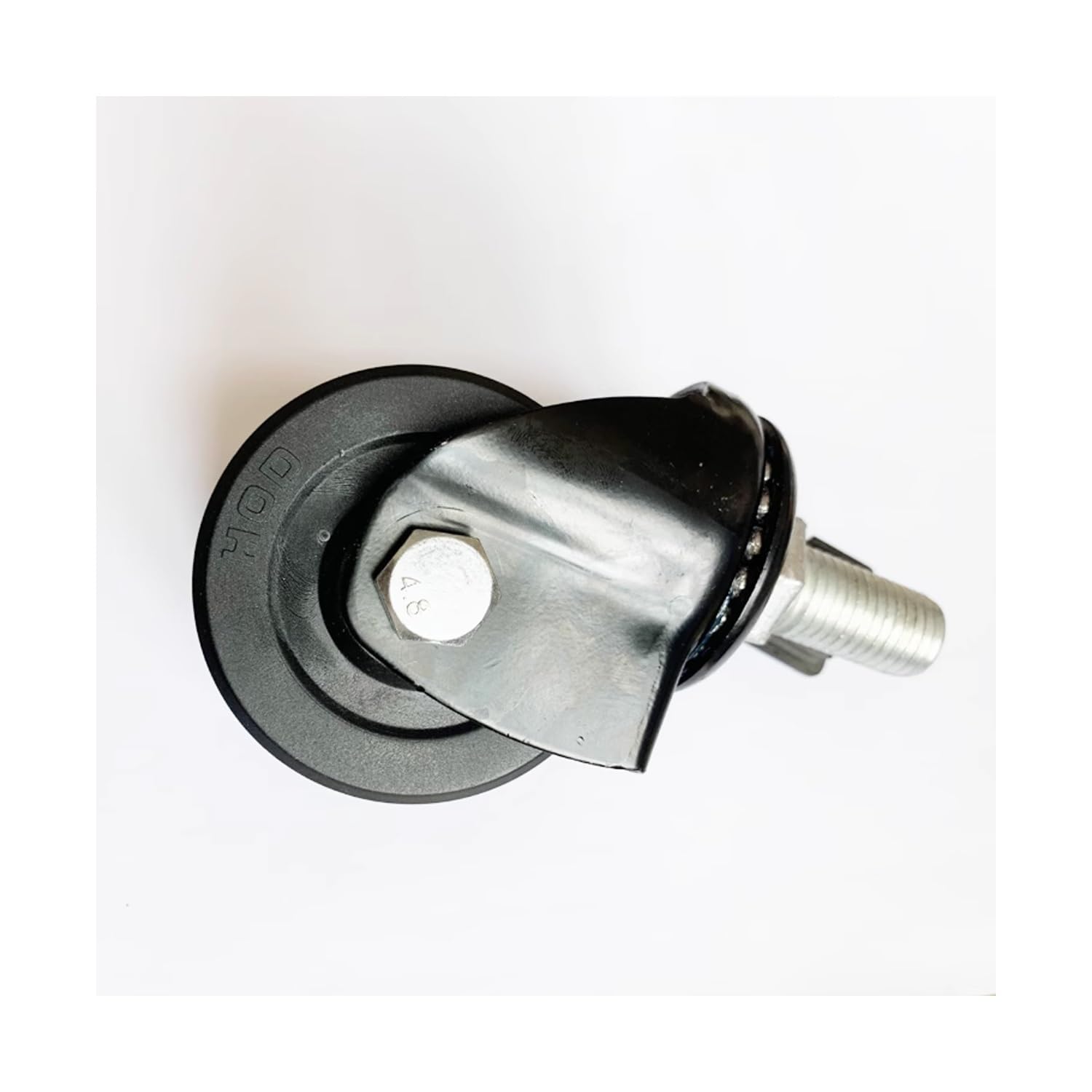 Ruedas de Vástago de 75 Mm con Vástago Roscado M16, Ruedas Industriales de Nylon de Alta Resistencia, Ruedas Giratorias para Muebles/Banco de Trabajo Sin Freno, Capacidad de Carga 750 KG, Ju