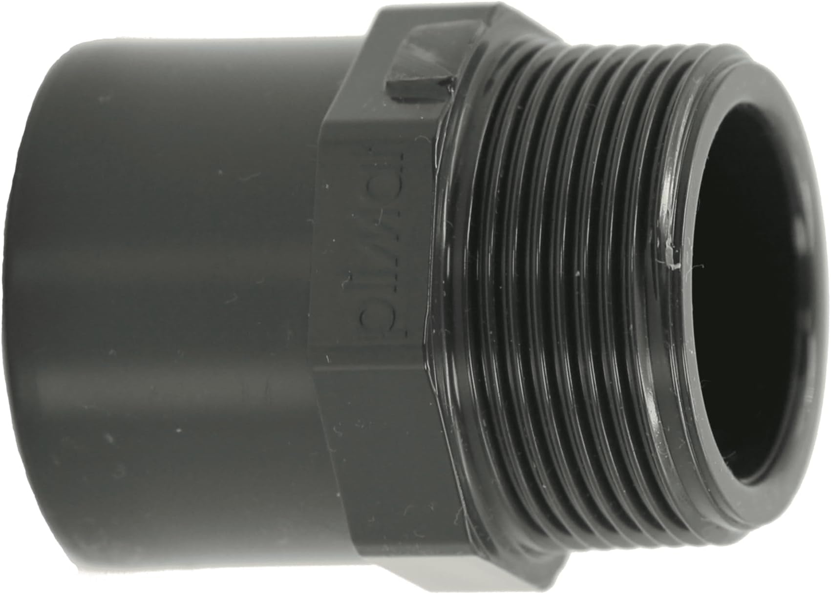 Produktbild von PVC-Gewinde-Sechskant-Nippel BSP (Imperial) – 1/2″ Bis 4″ – Für Wasser & Chemie