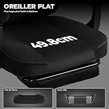 WOTSTA Massage Chaise Gaming Tissu avec Coussin en éponge Haute densité, Siege Gamer avec Repose-Pieds, Fauteuil Gamer pour Adultes Kids,Chaises de Bureau Capacité de Charge 120 kg - 5