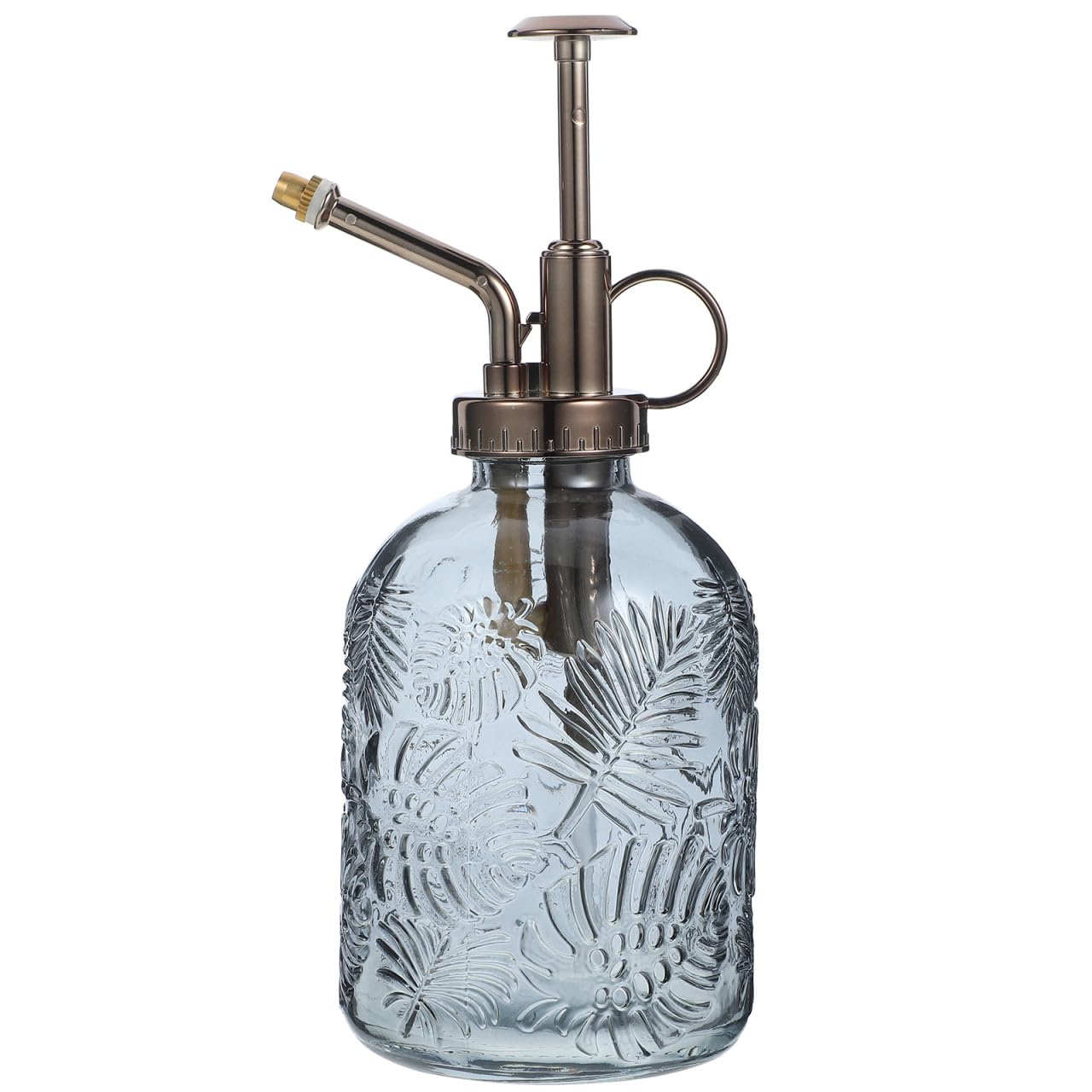 Flacon pulvérisateur vintage en verre et cuivre Yardwe haut de gamme