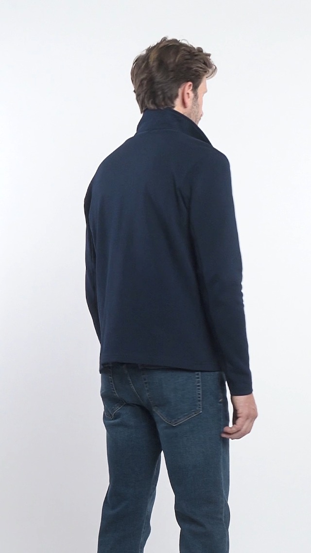 Amazon.com: SAKS FIFTH AVENUE Men's Pique Premium Knit Full Zip