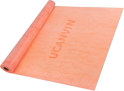 Miniatura 10 de Membrana impermeabilizante de 324 pies cuadrados para ducha de baño, 27.6 mil, 3 pies 3 pulgadas x 98.4 pies, rollo de suelo de baldosas debajo