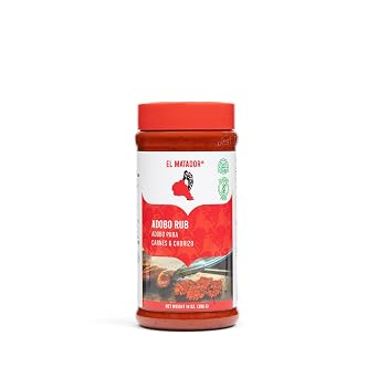 El Matador Adobo for Carne & Chorizo, 14 oz. - Authentic Mexican Meat Paste Marinade Concentrate - Vegan & Gluten-Free
