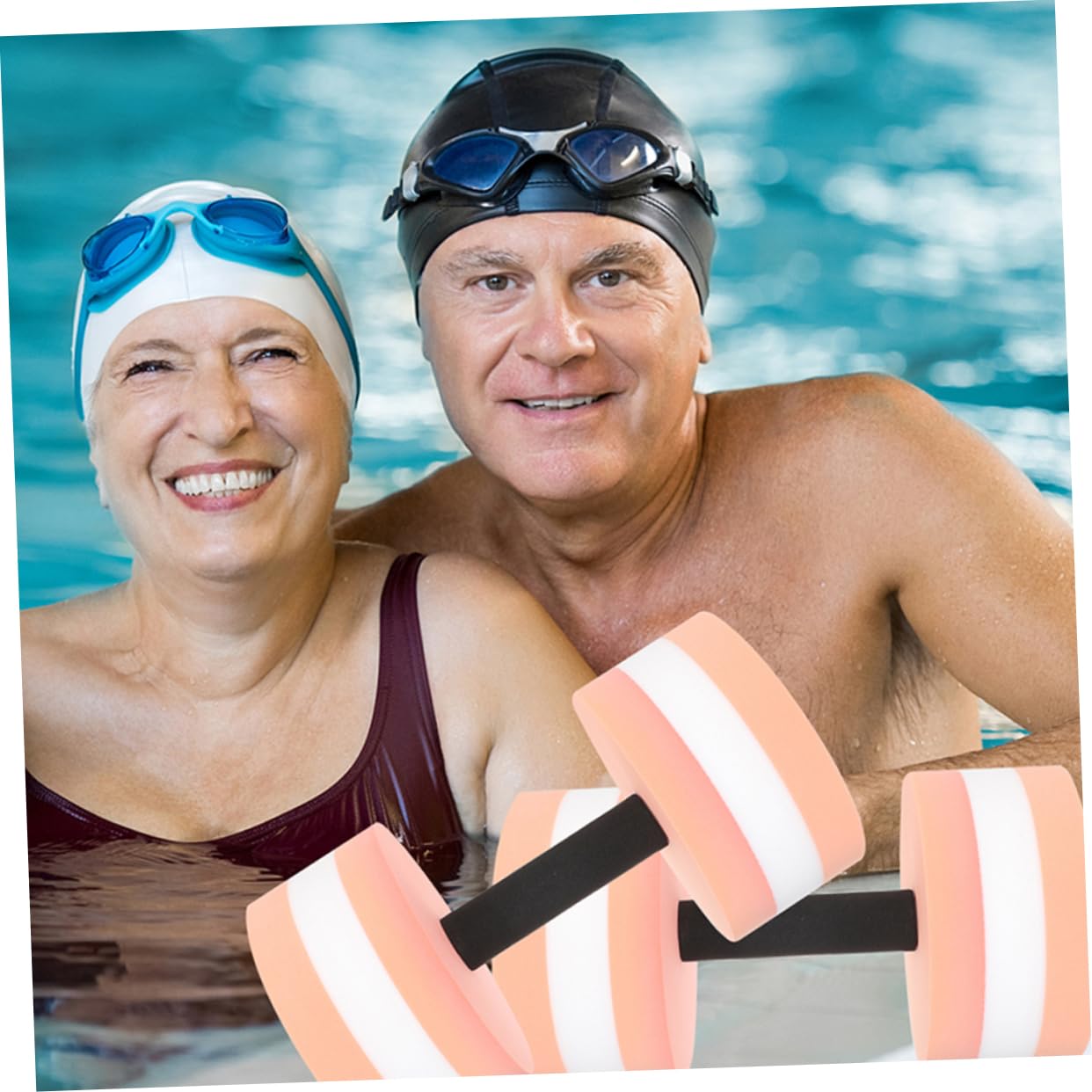 4 Pz manubrio galleggiante in acqua bilancieri acquatici manubri per esercizi in acqua acquagym addominali peso del bilanciere manubri d'acqua gli sport Divertimento set di manubri