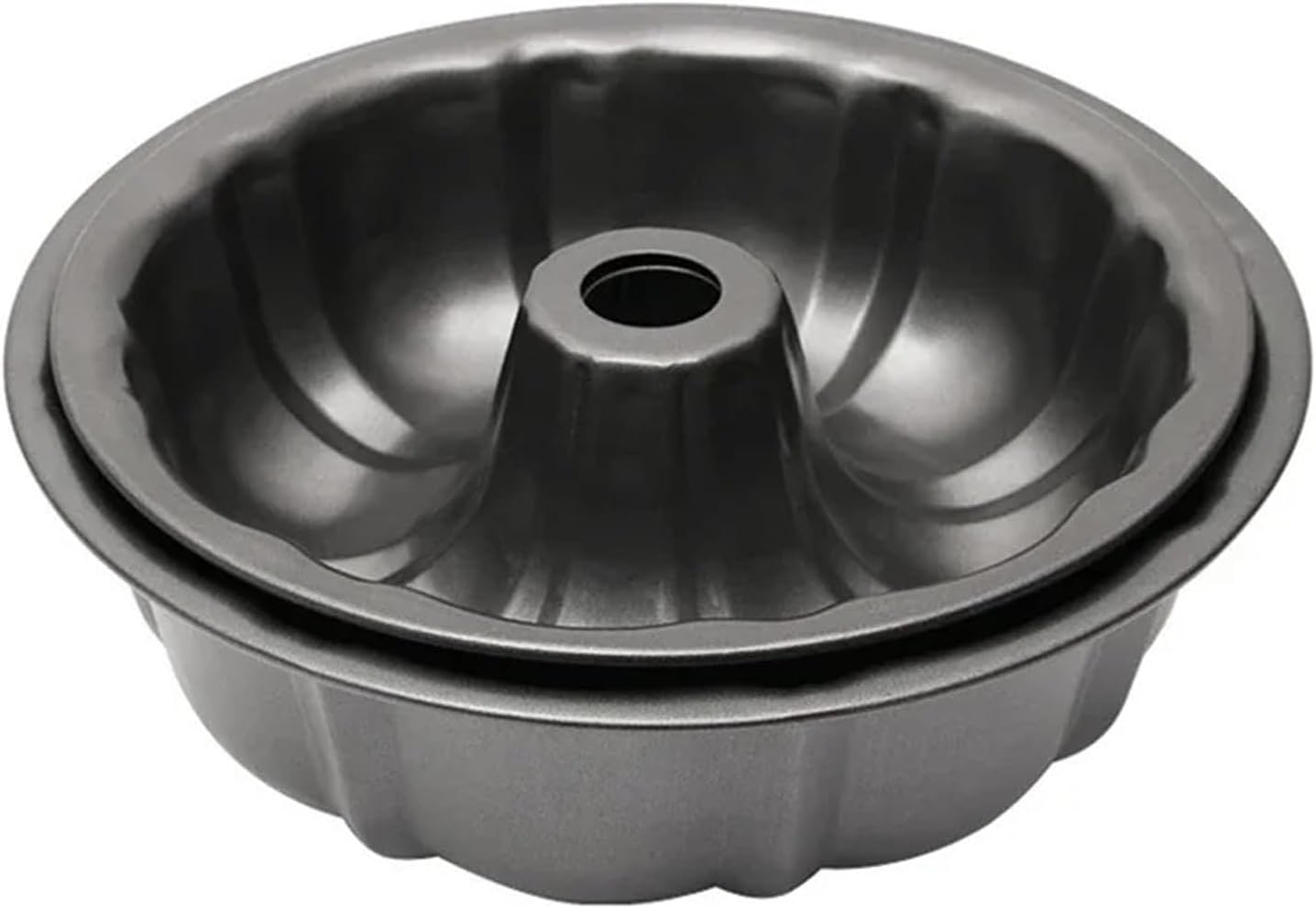 Compatible for Fluted Tube Cake Pan Heavy Duty Carbon Steel Baking Mold for Buntelet & Pastry Baking