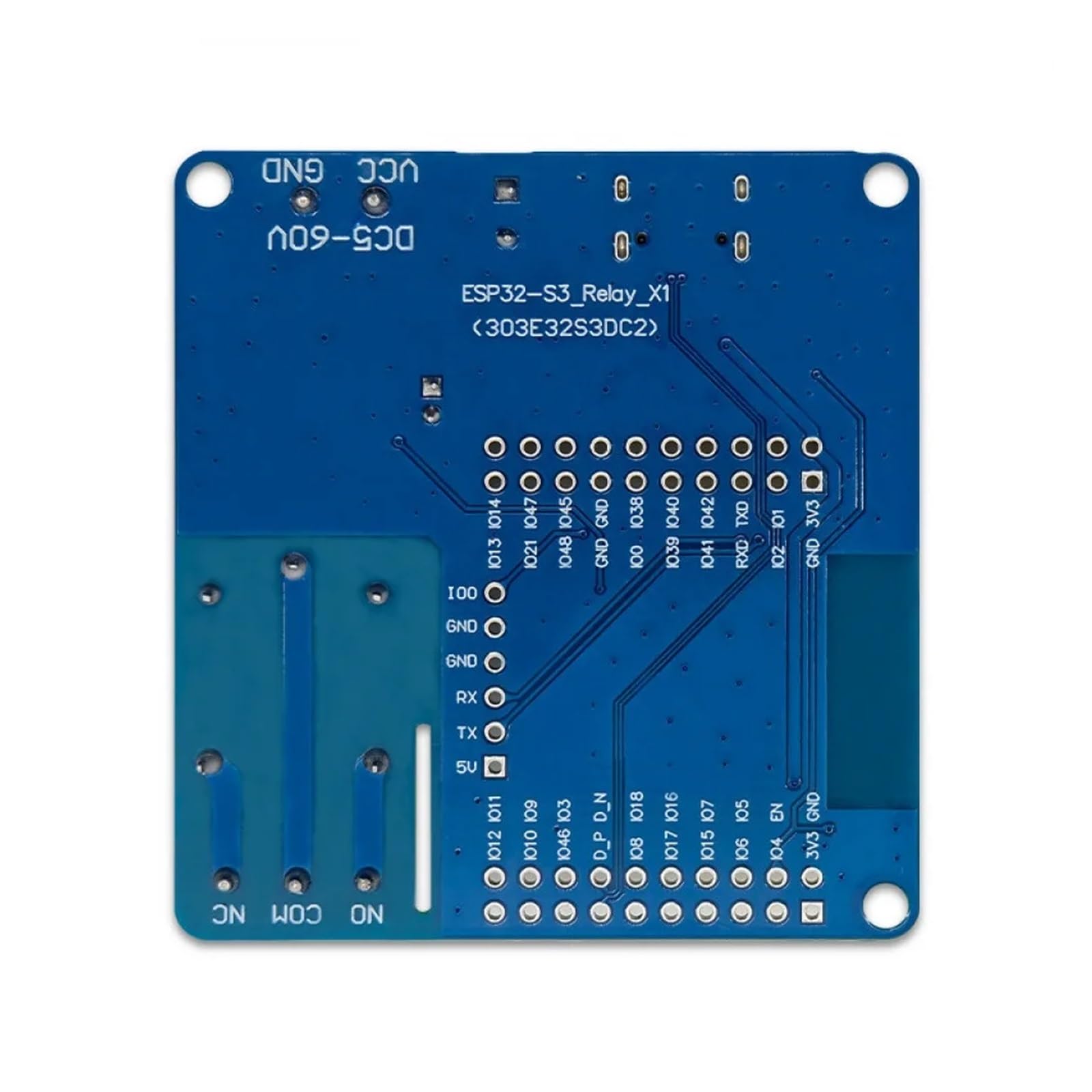 Modulo relè PLC ESP32-S3 WF BT Modulo relè singolo DC5-60V Alimentazione USB+UART Masterizzazione 2x20Pin