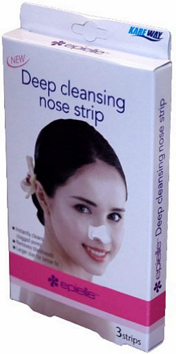 Epielle Deep Cleansing Nose Strip, 3 Strips (Pack of 6)