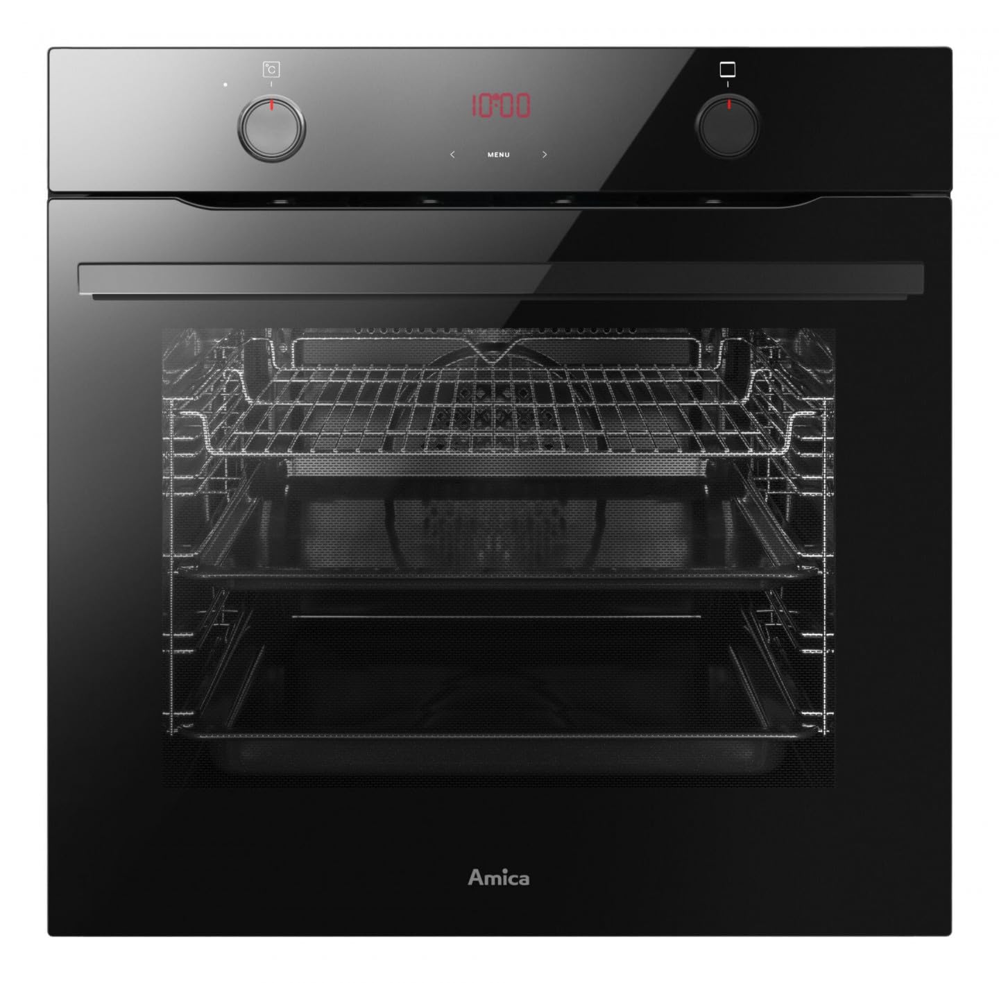 Amica ED37210B X-TYPE Oven with door open