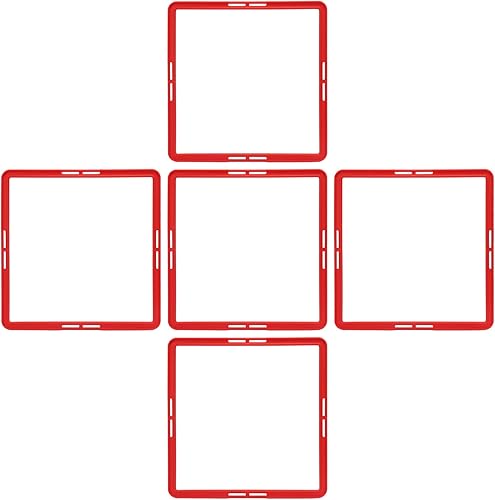 Jopwkuin Anillos de entrenamiento de agilidad, mejora las habilidades centrales, anillos de agilidad de velocidad, material de polipropileno