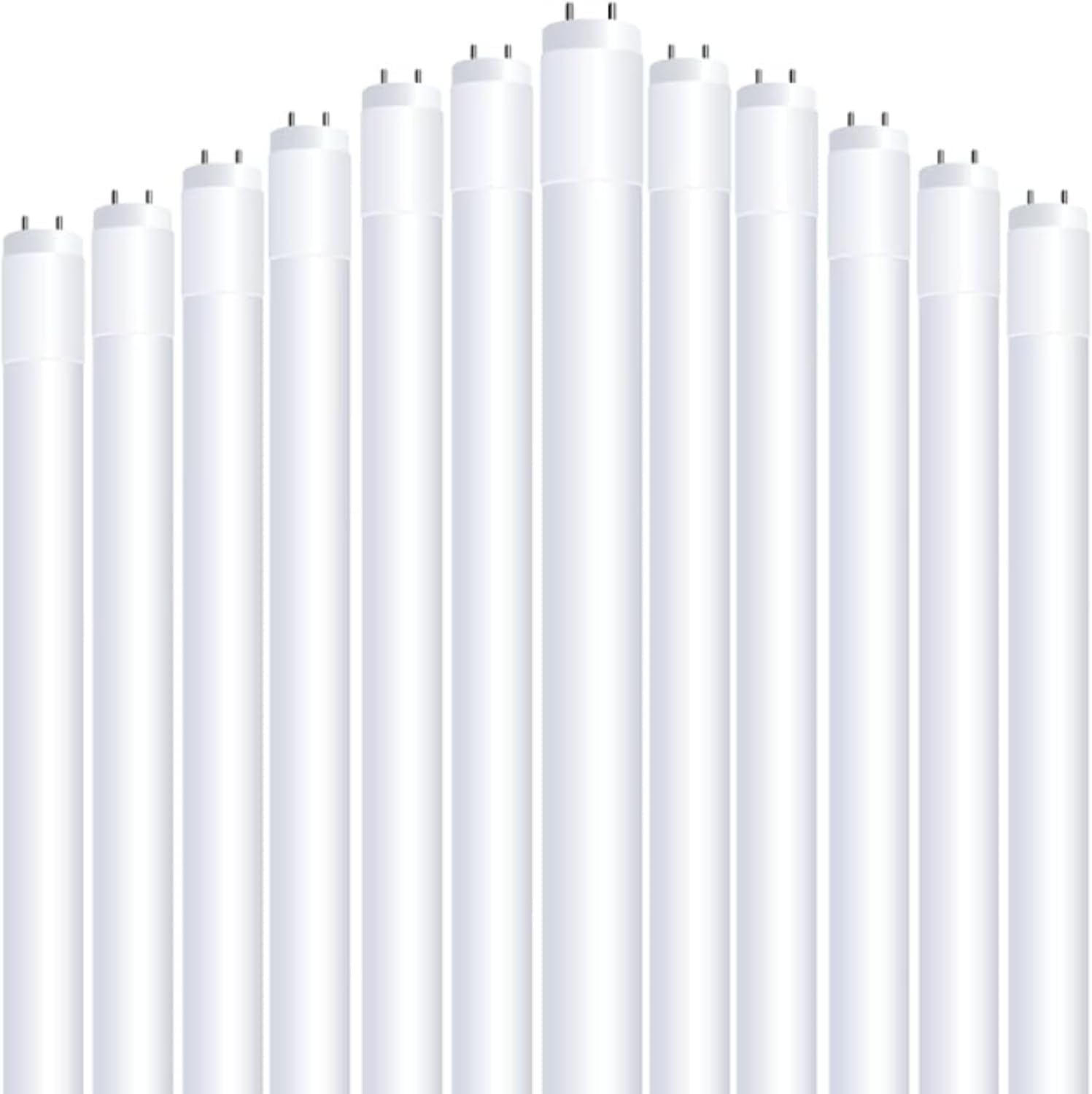 Feit Electric 2ft LED T8 Linear Tube Light, 20W Equivalent, 4000K Cool White, G13 Base, 800 Lumens, Works with Most Magnetic/Electronic Ballasts, 50,000-Hour Lifetime, T24/840/LEDG2/RP/12, 12 Pack 4000k Cool White 12 Count (Pack of 1)