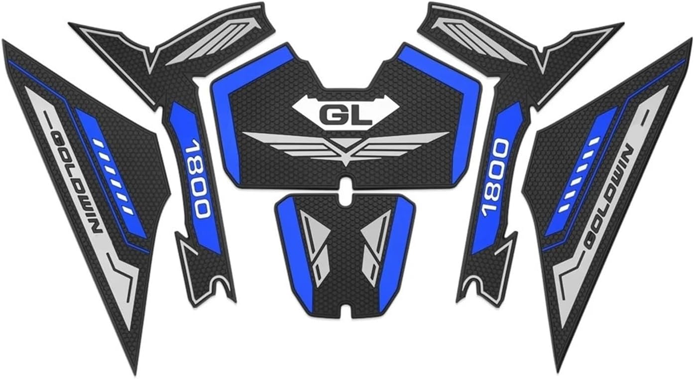 Motorcycle Tank Sticker Motorcycle Accessories Non-Slip Side Fuel Tank Pad Rubber Stickers for H&ON&DA Goldwing GL1800 2018-2025.