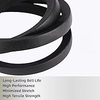 Vista 3 de Correa de transmisión de velocidad variable compatible con Cub Cadet 2009-2014 LTX1040, 954-0467, 954-0467A