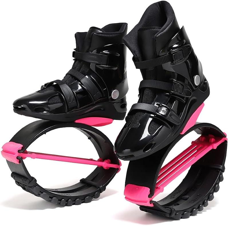 Kangaroo Jump Shoes for Women & Men – 4T Springs Rebound Boots | Low-impact Rebound Design, Joint-friendly Design for Workouts, Cardio Training and Outdoor Fun Up to 285lbs
