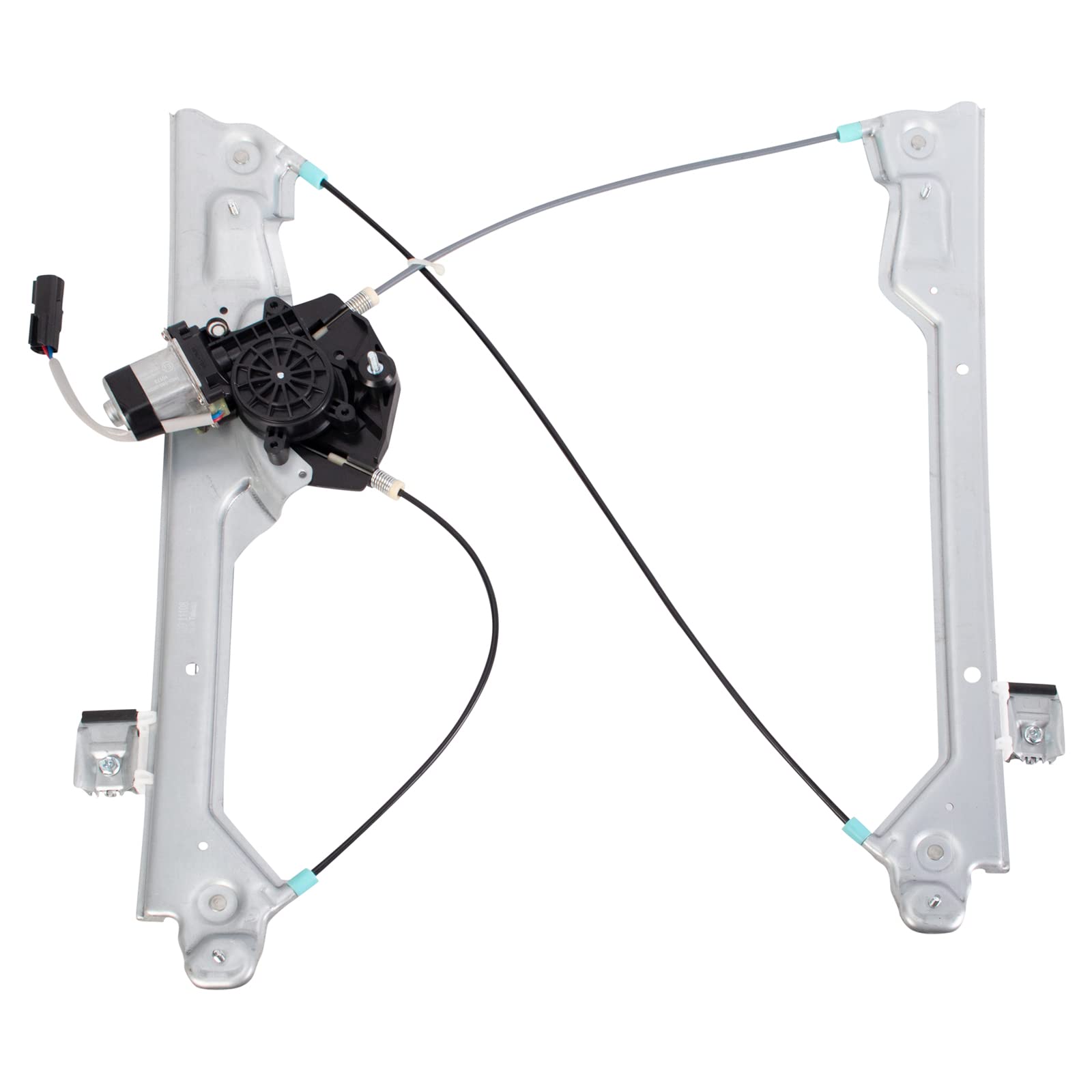 TRQ Front Right Power Window Motor &amp; Regulator | For 14-19 Silverado GMC Sierra