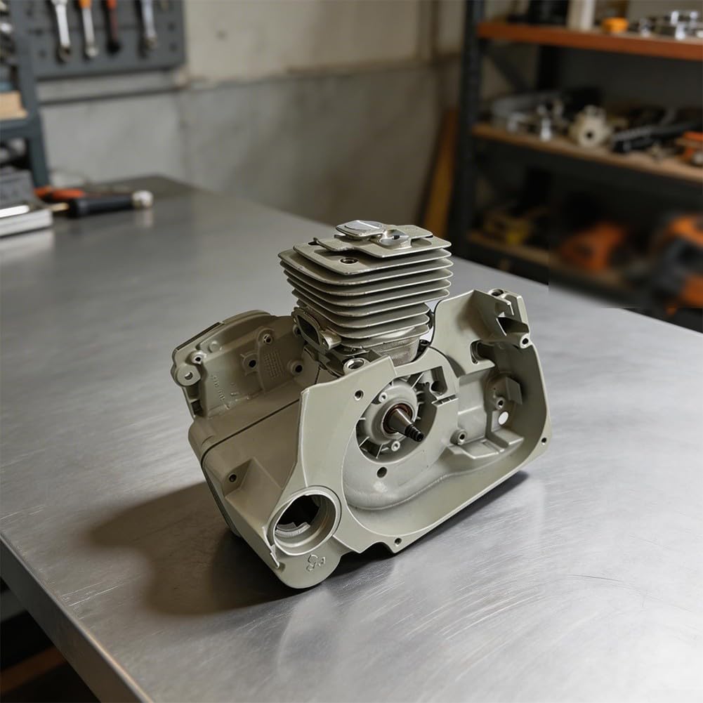 Unità motore per motosega in metallo di ricambio per MS361C 1135 200 0527, compatibile con MS341 e MS361 Outdoor POWERs Equipment Motor, componente di riparazione resistente per macchine da giardino