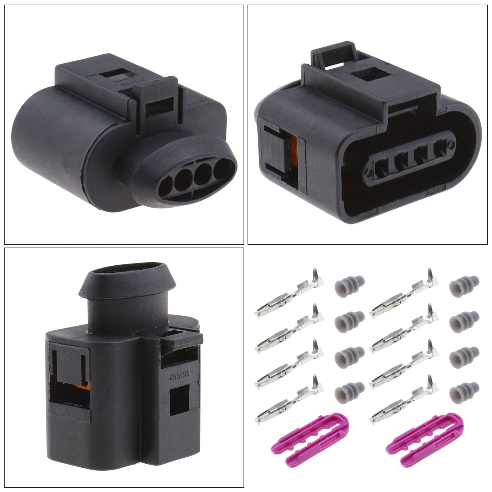 Spina Cablaggio Bobina Di Accensione, 4 Connettori Bobina Di Accensione 1j0973724 Cablaggio Di Riparazione 88580499 - Foto 12