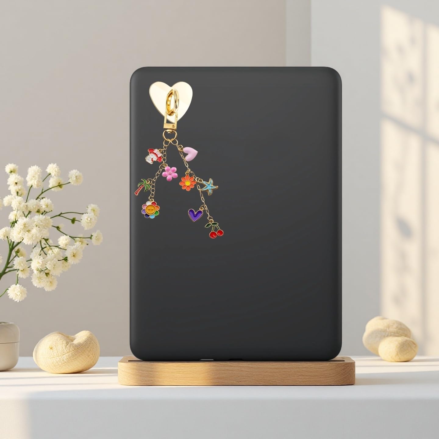 Keychain Making Kit Keychain Charms Bulk Y2k Lip Gloss Kindle Charms Phone Bag Charm Kit Cute Beaded Key Chain 300Pcs Beads 100Pcs Charm for DIY Key Chain Kits Accessories Jewelry Making Supplies - Image 5