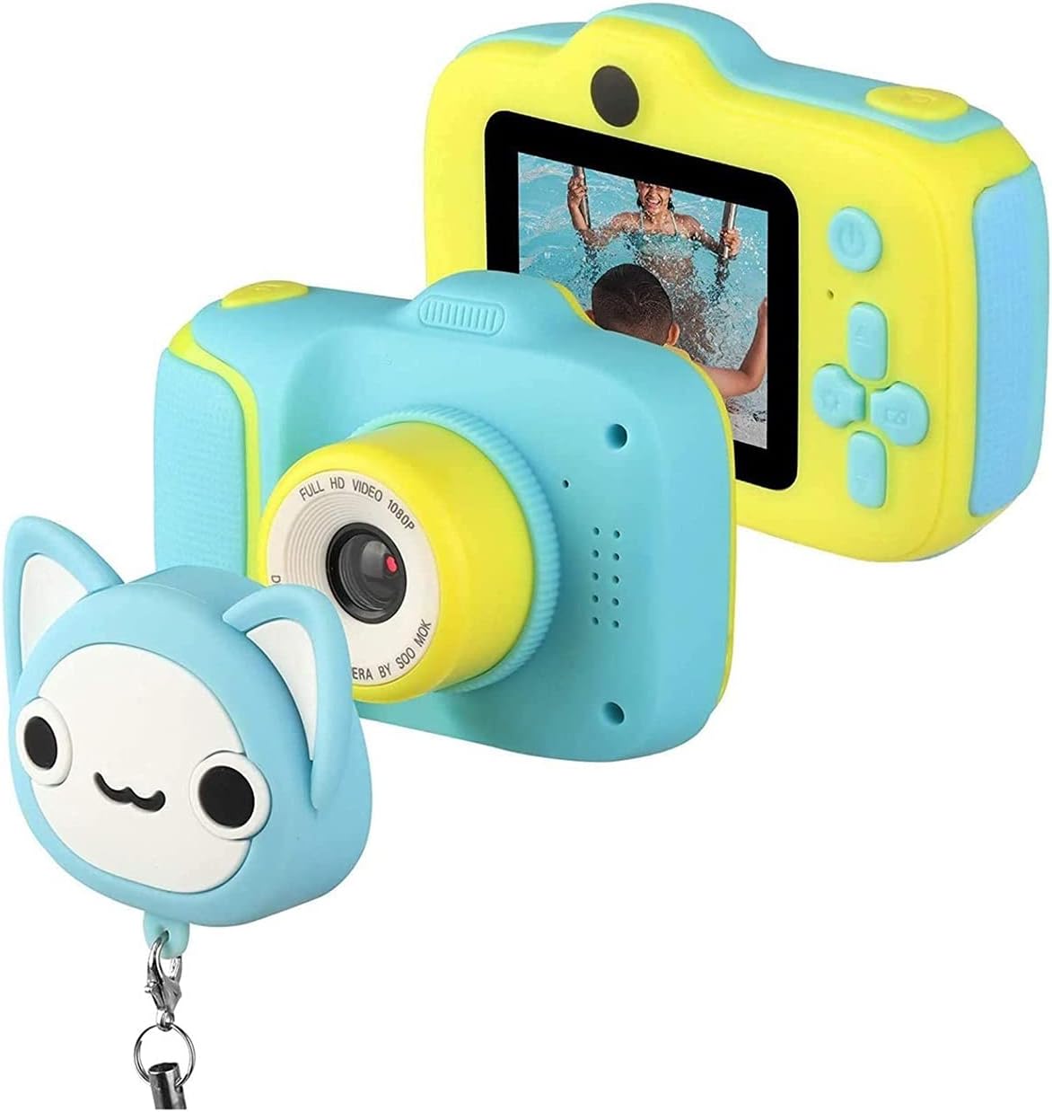 Kids Camera for Boys and Girls,5 MP HD 1080P Digital Video Camera for Kids, Dual Camera 2.0 Inch IPS Screen Kids Camera with 32GB SD Card, Best Gifts Toys for Boys Girls Age 3-12 Years