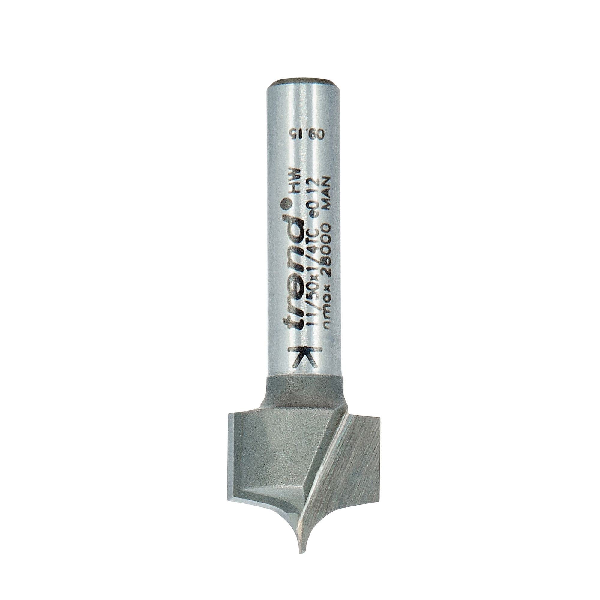 Trend Professional Panel Mould Router Cutter, 1/4 Inch Shank, 13mm Cut Diameter, 12mm Cut Length, 4mm Radius, 11/50X1/4TC - Image 2
