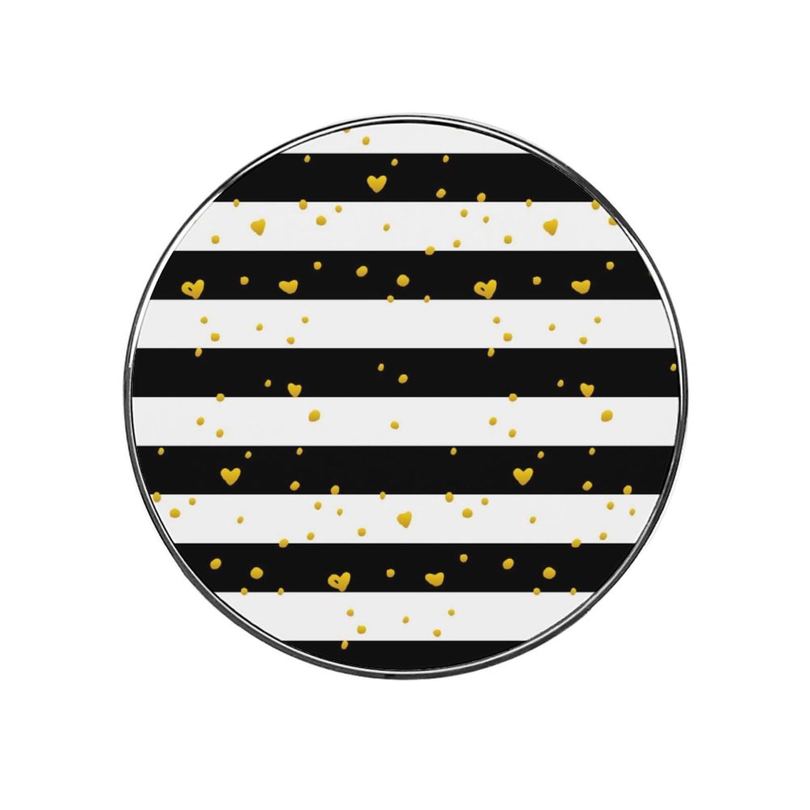 Golden Love Stripes Magnets For Fridge Kitchen Decoration For Refrigerators Whiteboards