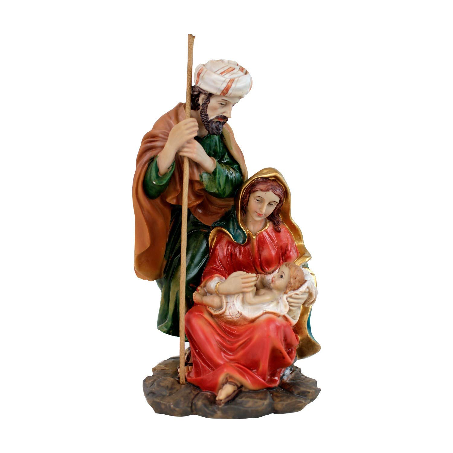 Figurines de la Nativité de Noël Sainte Famille, décoration de Noël