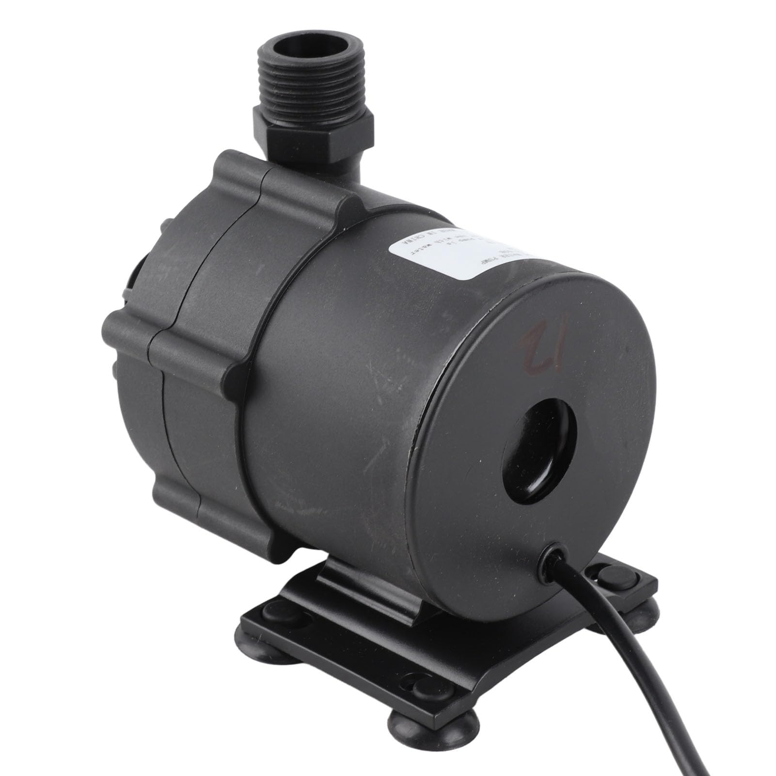 Bomba de Agua sin Escobillas DC Mini Potenciador Sumergido 2500m³/h para Acuarios y Fuentes 12V Plástico de Ingeniería
