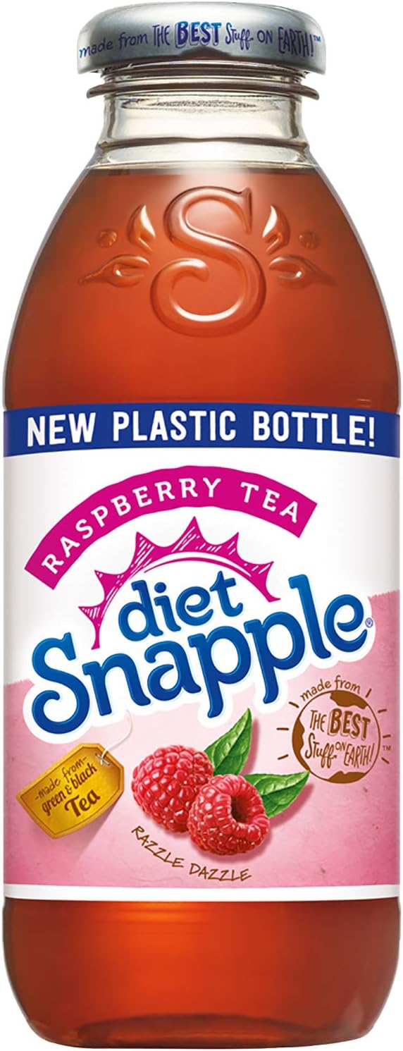Diet Raspberry Tea - 16 oz (9 Plastic Bottles)