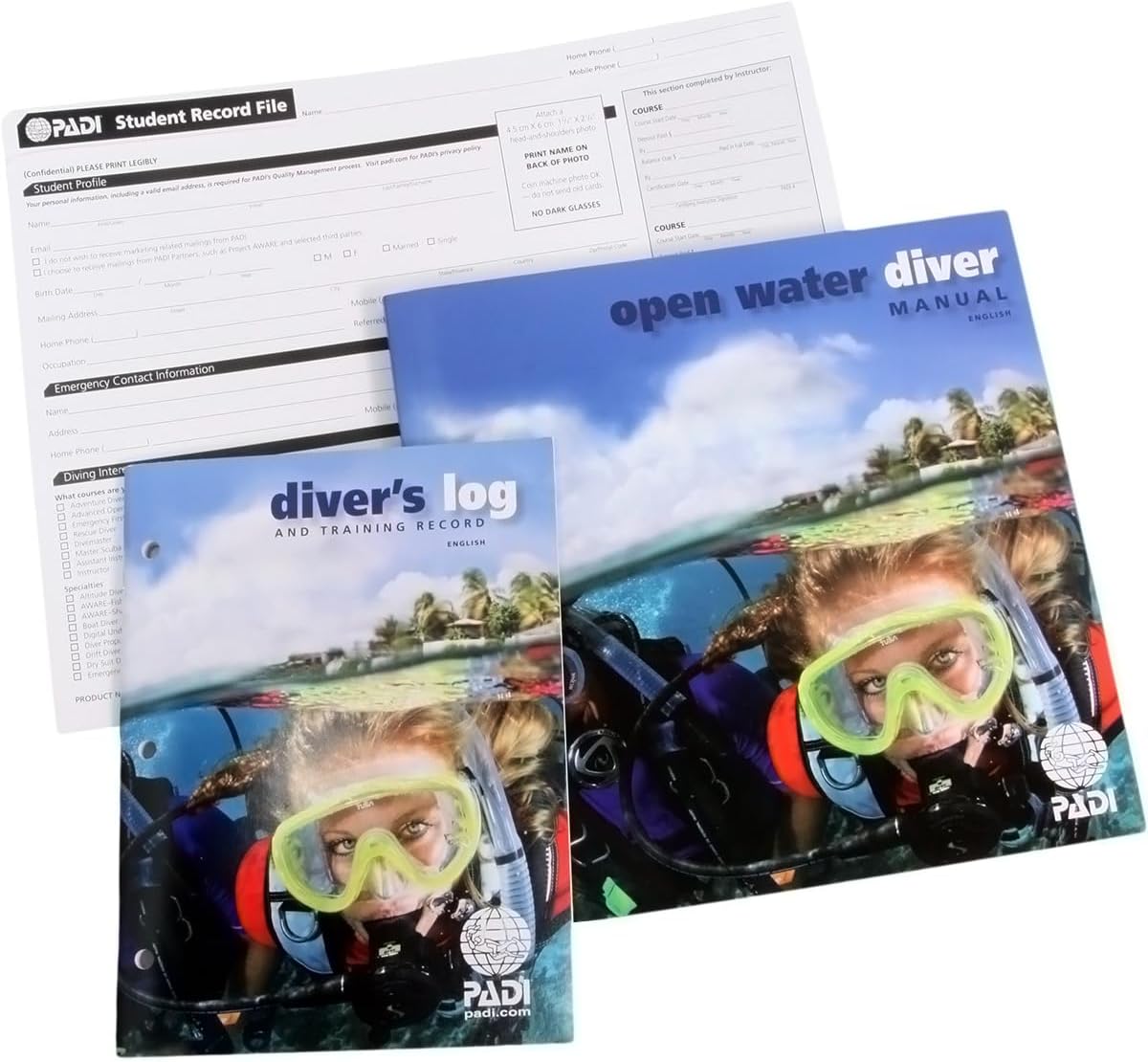PADI Open Water- Dive Computer Crew Pack Training Materials for Scuba Divers