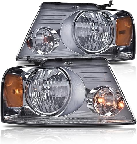 G-PLUS Conjunto de faros delanteros, compatible con Ford F150 2004-2008Lincoln Mark LT 2004-2008 (no compatible con modelos de camas F150 disponible en Yaxa Colombia