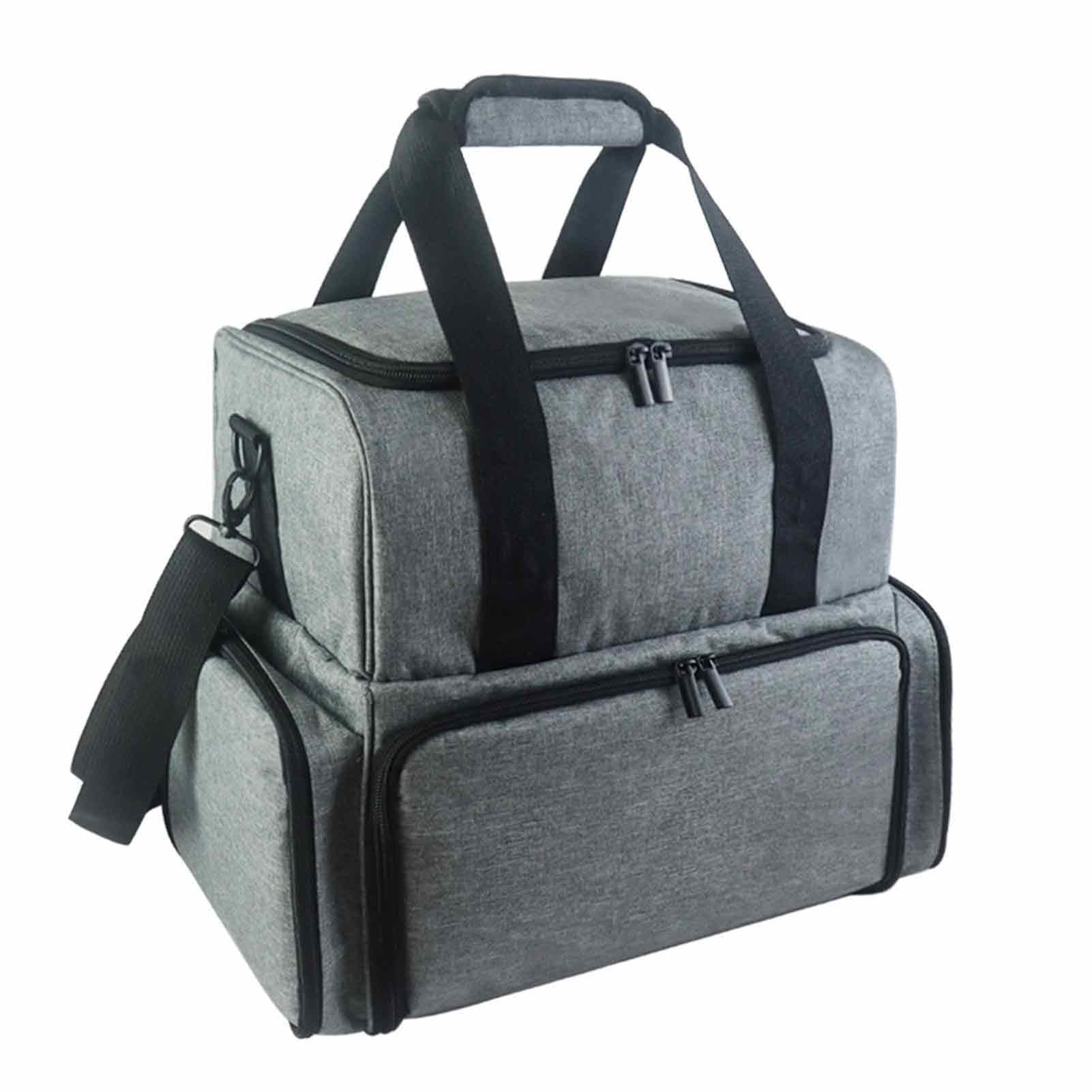 borsa per smalto per unghie, organizer per manicure da viaggio, borsa organizer da viaggio per nailtech, borsa per strumenti per smalto a doppio strato per accessori per smalto, divisore regolabile
