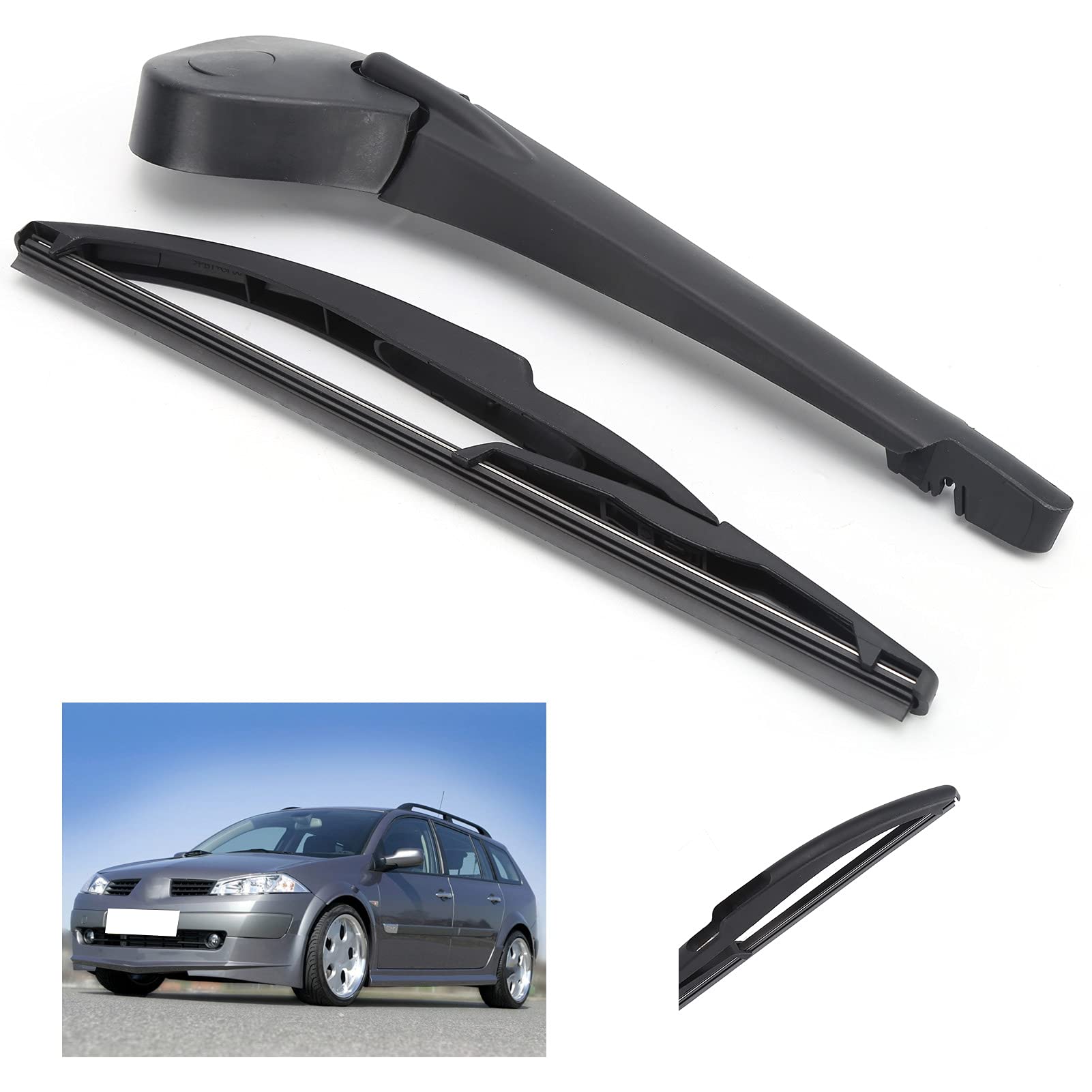 Tylne pióro wycieraczki, ramię wycieraczki tylnej szyby samochodu 7701056801 wymiana naprawa wycieraczki pasuje dla MEGANE II Grandtour 2004-2009