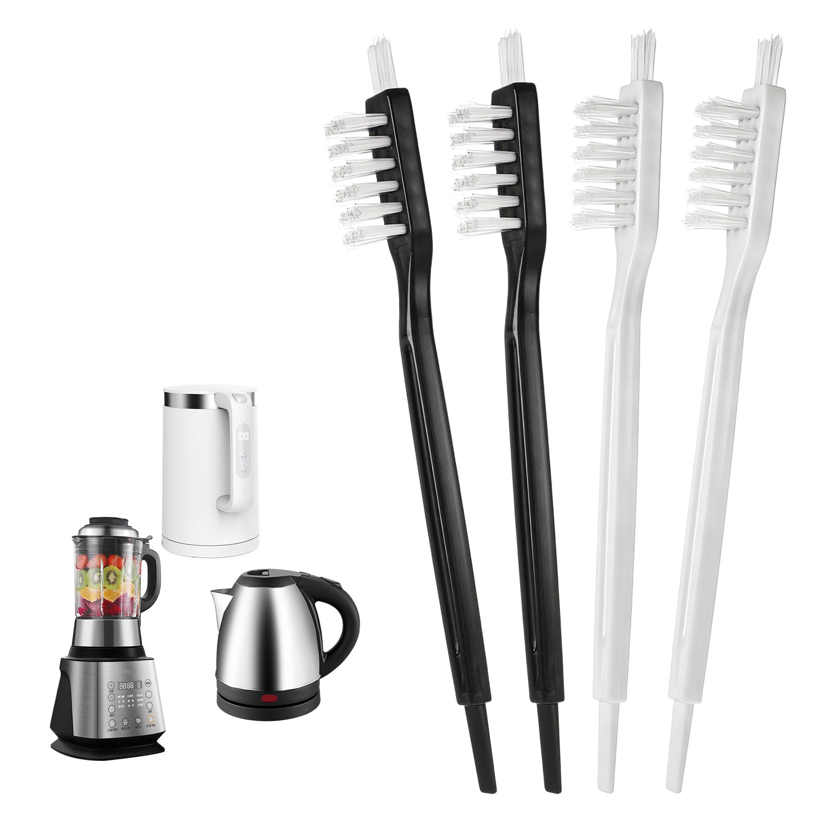 4 PCS Juicer Cleaning Brush, Crevice Small Blender Cleaning Brush for Cleaning Small Parts, Juicer Cleaning Brush for Omega 8006, Vrt, 8004, 8003 Vert Vrt350 Vrt330 Masticating Juicers
