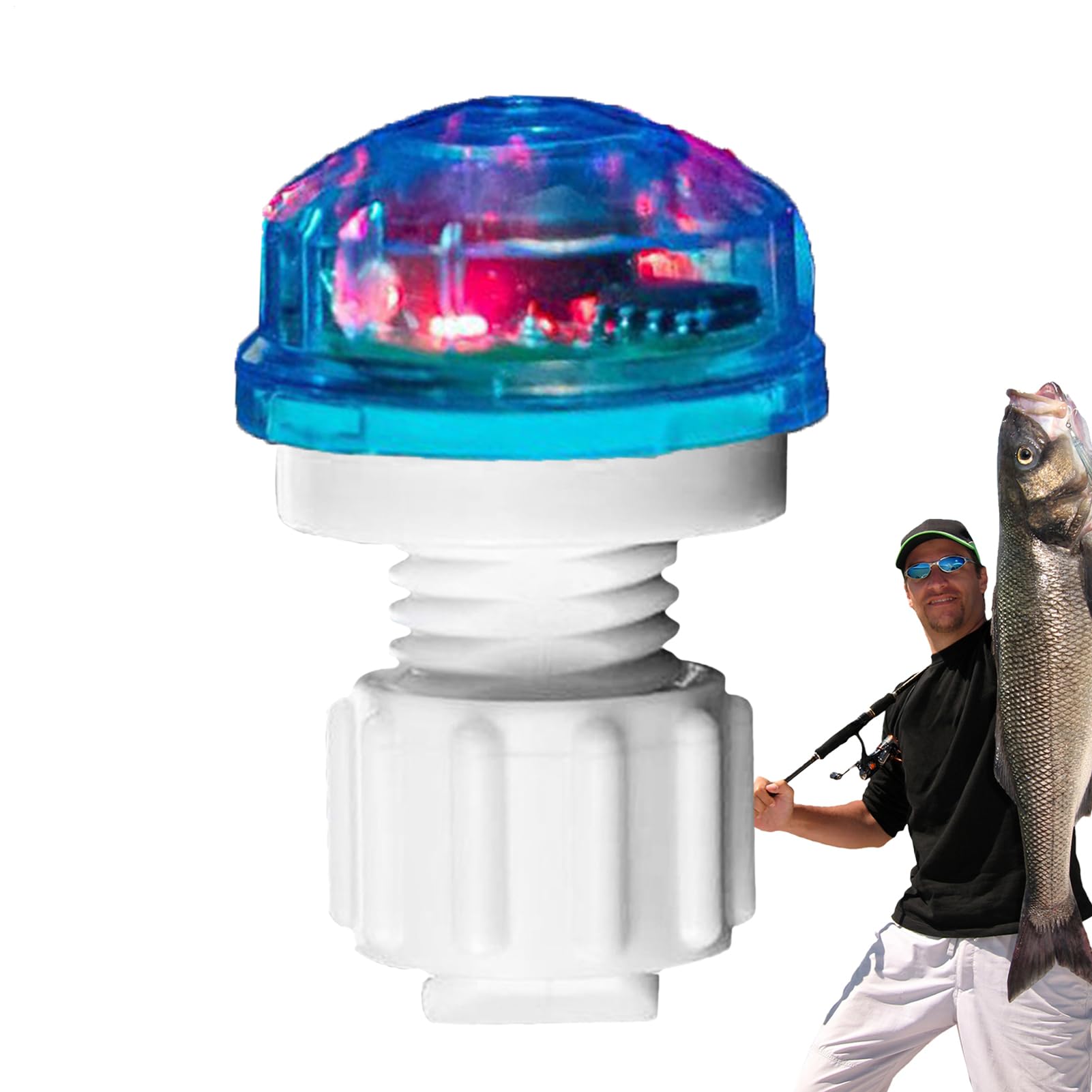 Fishing Rod Bite Alarm, LED Sensitive Electronic Fishing Alarm, Alert Bell for Casual Activity, Gear for Beginners & Experienced Anglers, 1.38 x 0.91 Inches
