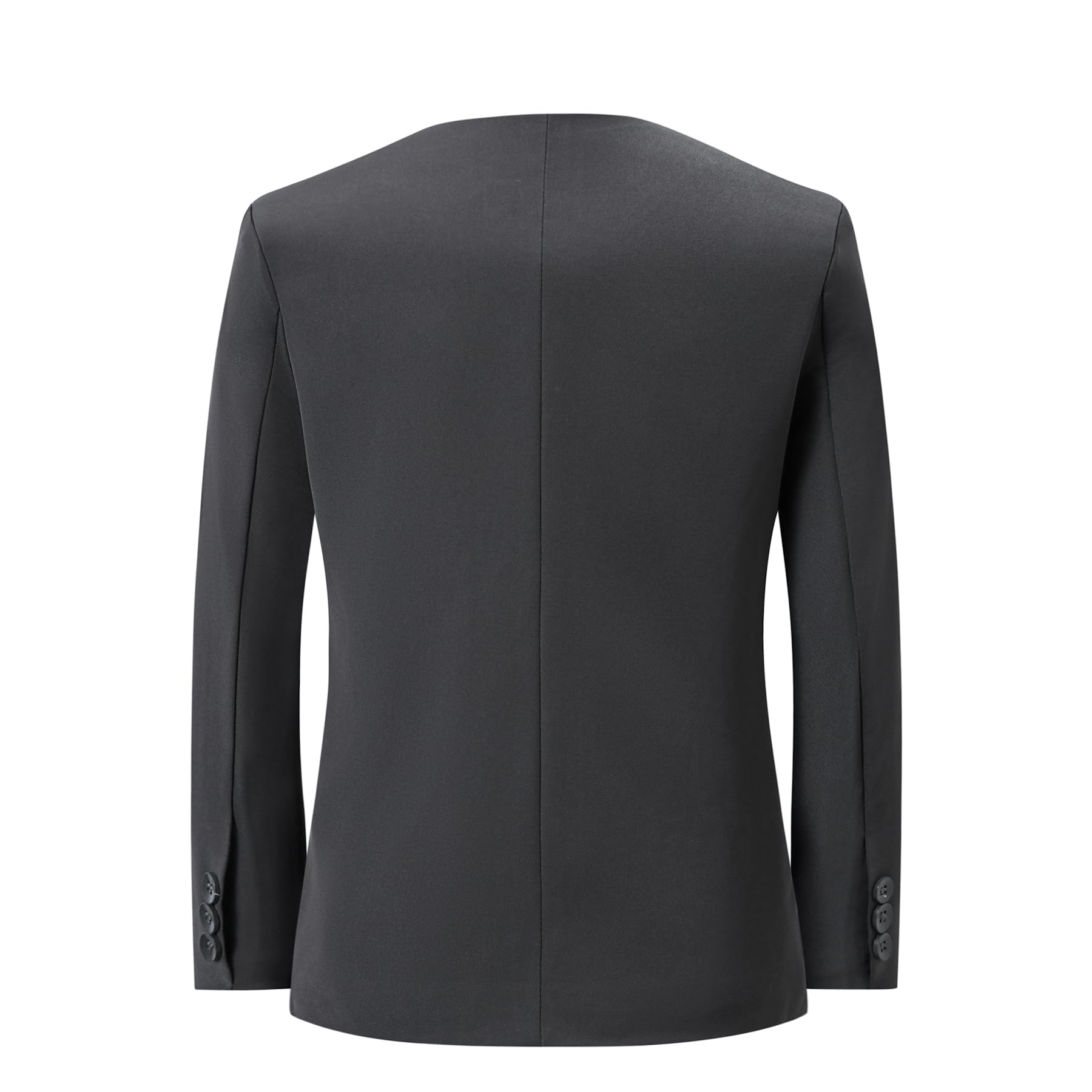 Sliktaa Traje de niño de 2 piezas, informal, juego de ropa para caballero con cuello en V, pantalones blazer para boda, fiesta