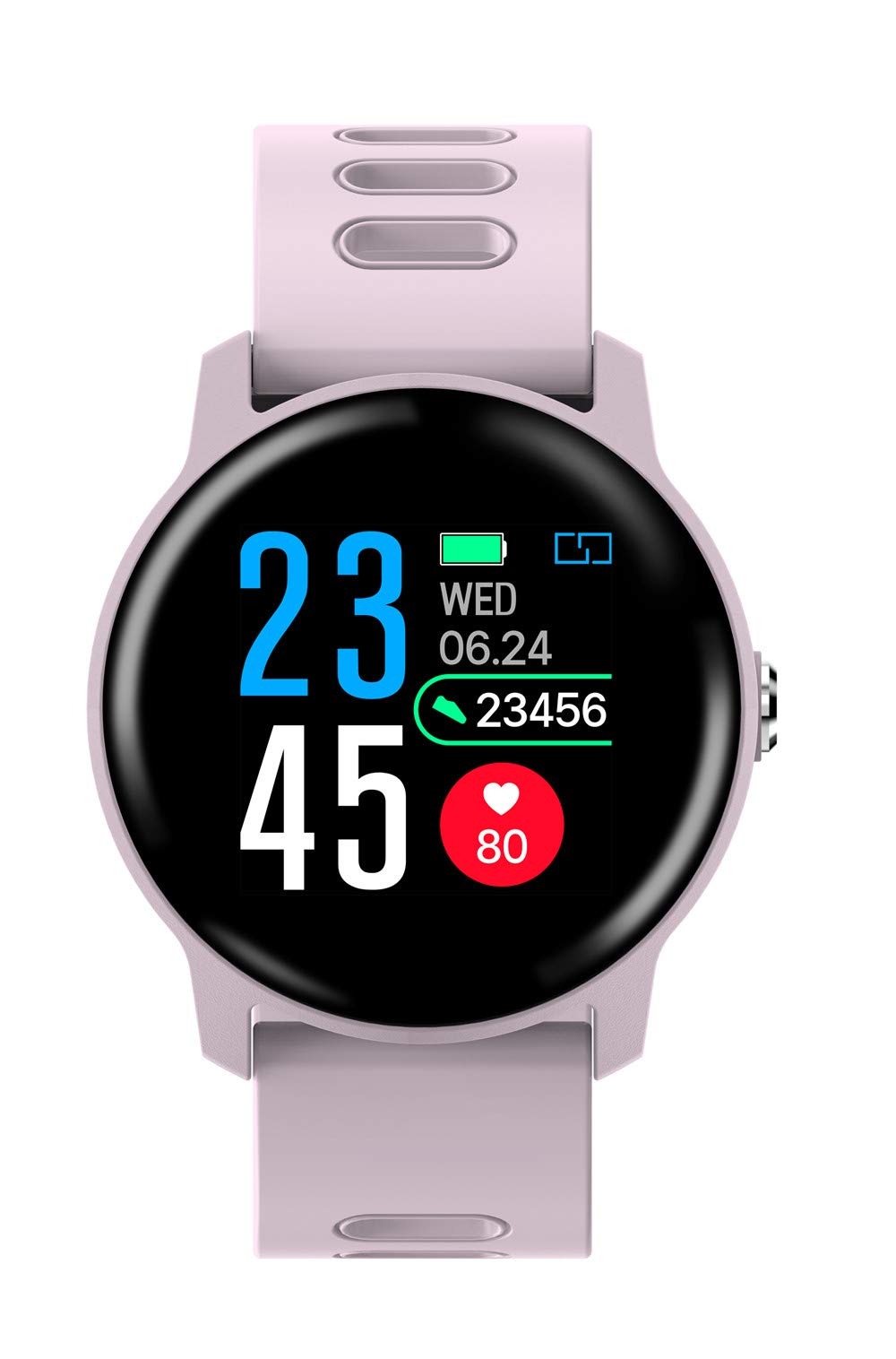 Bluetooth 4.0, IP68 Impermeabile attività Tracker 1.3 Pollici, IPS Schermo a Colori, frequenza cardiaca, Pressione sanguigna, Sonno, Calorie, Monitor, contatore Passo Rosa
